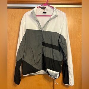 Nike Flight White-Black-Gray Flight Windbreaker